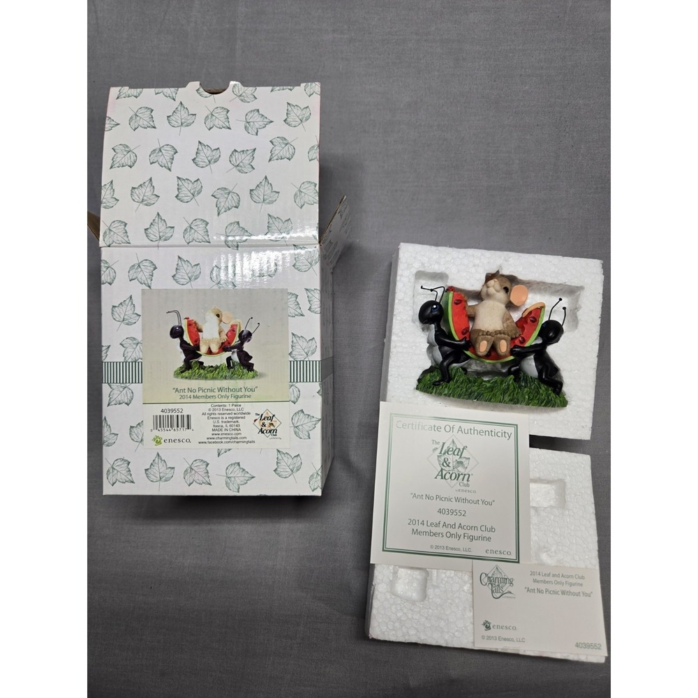 NIB -Charming Tails - 'Ant No Picnic Without You" Exclusive Members Only 2014
